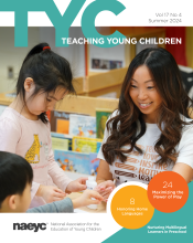 the cover image for the publication Teaching young children, volume 17, issue 4
