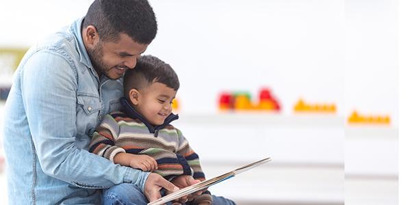 family reading chair